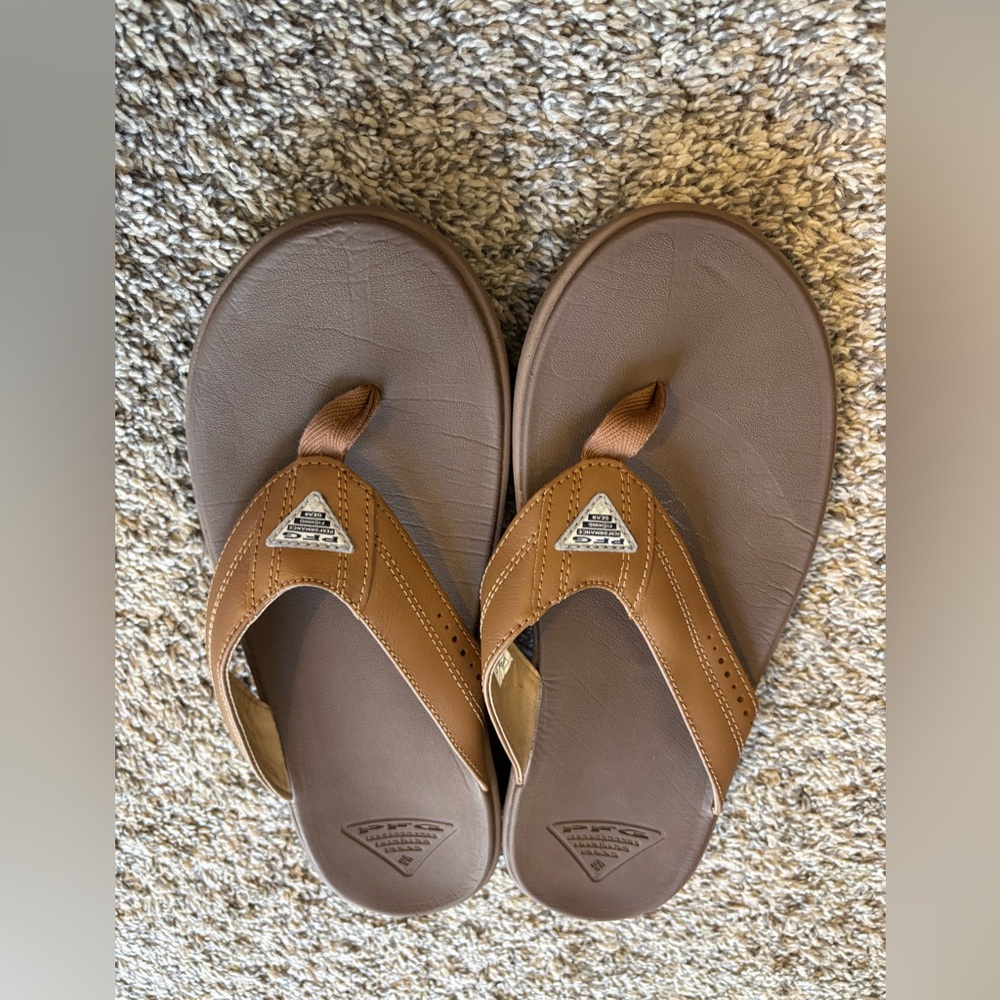 Columbia Brown Flip-Flops